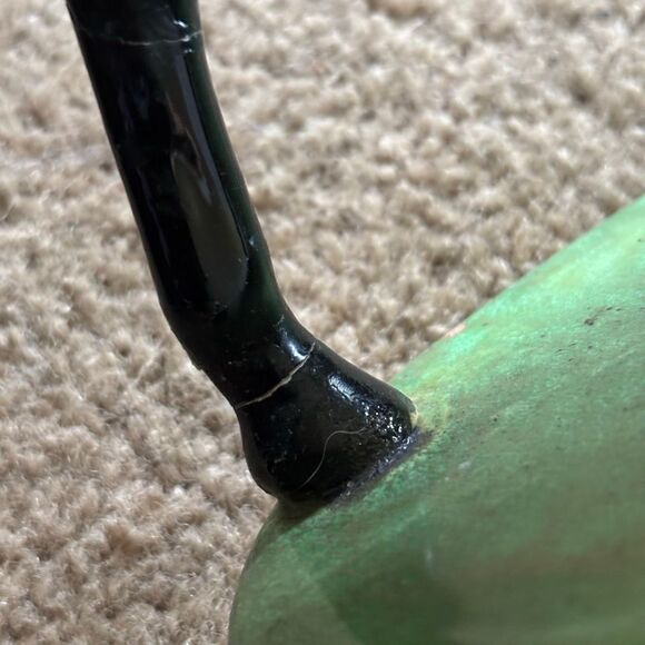 Vintage Atlantic Mold Ceramic Hand Painted Stallion *Repaired* - Picture 10 of 12